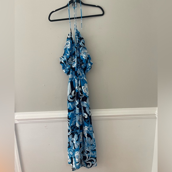 Women's Floral Print Strappy Neck Cut Out Dress - Future Collective with Alani M - Picture 3 of 5